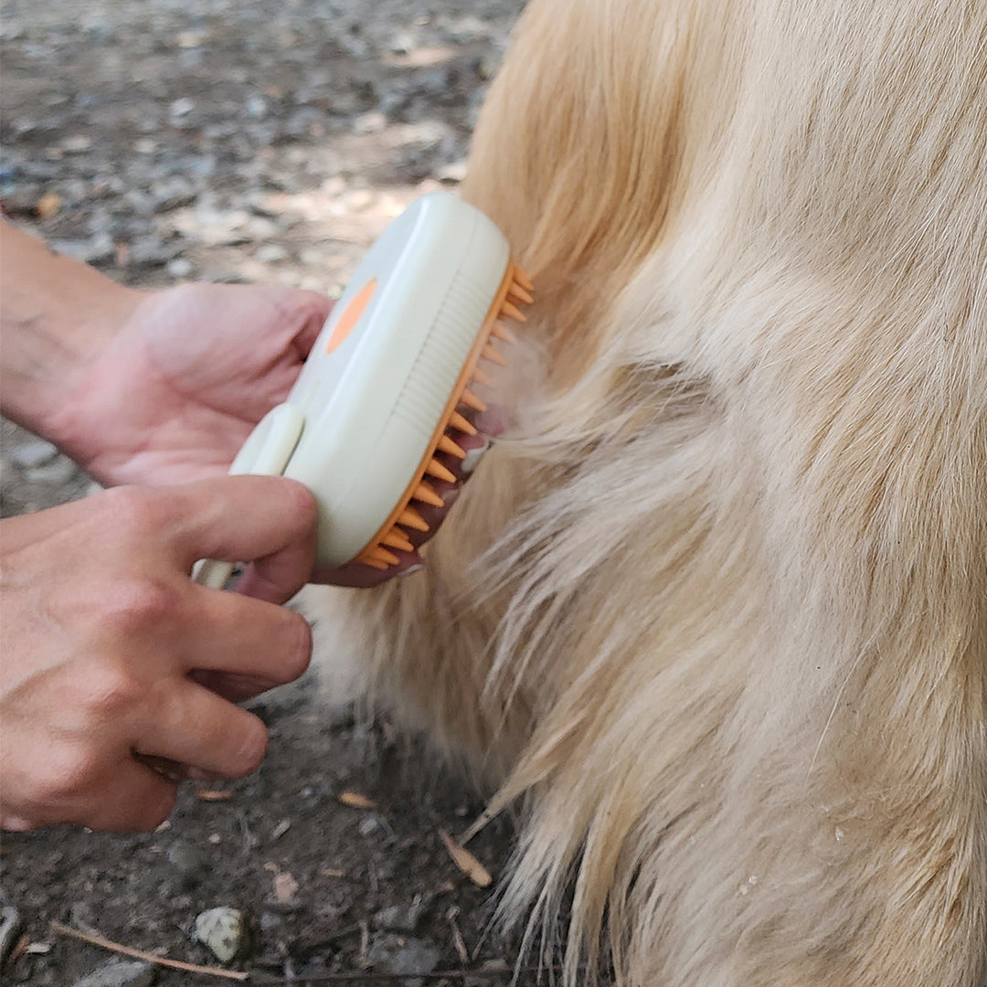 Cepillo Eliminador de Pelo 3 en 1 con Spray Calmante